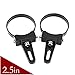 Qiilu Mounting Brackets for LED Light Bar, 2pcs Car Truck Off-Road ATV Light Bar Mounts Mounting Bracket Mini Bar Clamp Kits, LED Light Bar Tube Clamp Roof Roll Cage Holder 2.5inch