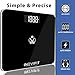 INEVIFIT Bathroom Scale, Highly Accurate Digital Bathroom Body Scale, Measures Weight up to 400 lbs. Includes Batteries