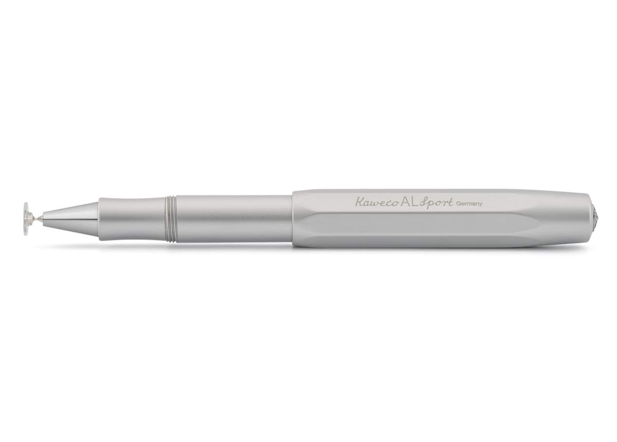 Kaweco AL SPORT Connect Disc Silver I Digital Writing Pen in Classic Design for Tablets I Premium Aluminium Pen 13 cm