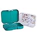 Premium Bento Lunch Box Container – Insulated Four Compartment Lunch Box for Kids, Adults, Men and Women – Leakproof Organized Lunch Box Containers Reusable for All Occasions - Classic Green