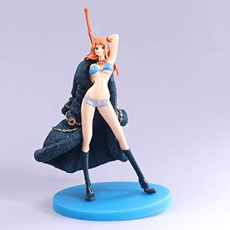 Amazon Com Cjyvv Op th Anniversary Model Nami Sexy Rich Blue Coat Nami 1 12 Action Figure Collection Op Model Toy Gifts cm Home Kitchen