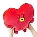 BT21 Official Merchandise by Line Friends - TATA Character Pong Pong Cushion 11.8 Inches