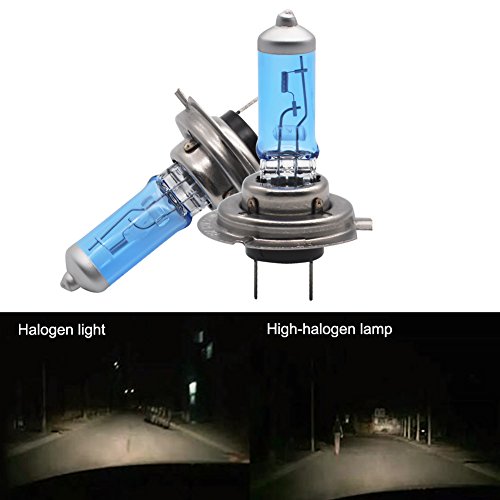 LncBoc H7 Halogen Headlight Headlamp 55W Vehicle Super Bright Replacement for Car Auto 4300K Warm White H7 Pack of 2