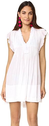 Poupette St Barth Women's Sasha Mini Dress, White, Medium