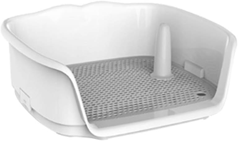 Spacious Pet Toilet Pet Dog Toilet Size Dog Automatic Potty Urinal Artifact Watering Supplies durable (Color : Gray, Size : L)