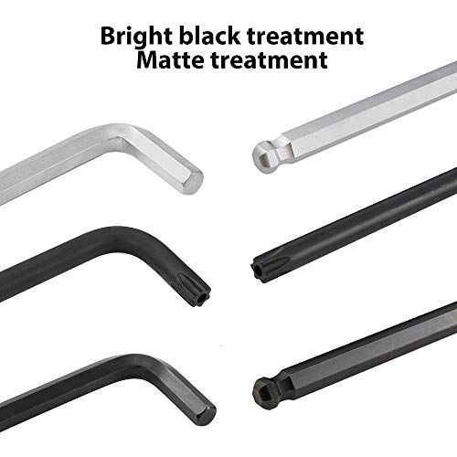 image for Meterk 36Pcs Hex Key Allen Wrench Set, Inch/Metric/Star, Long Arm Ball