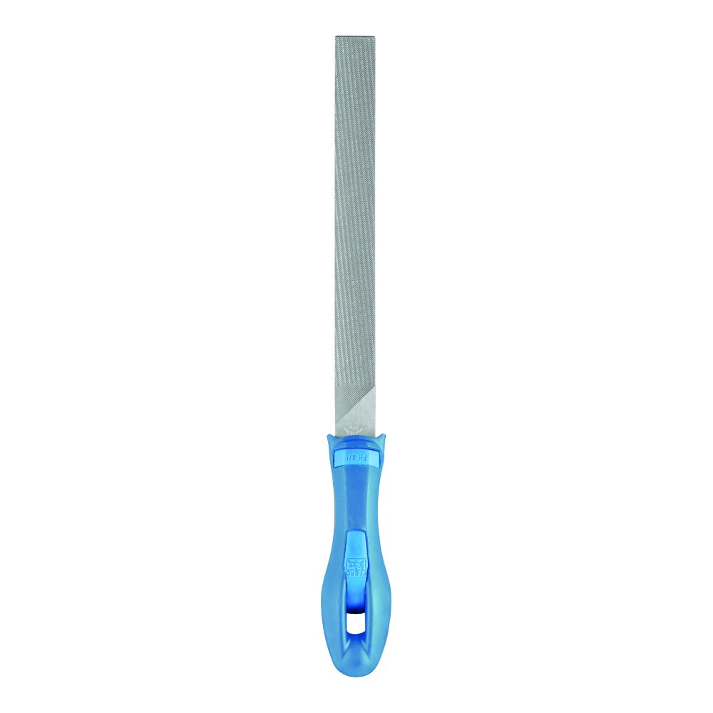 Pferd SB1112PLUS200 Type of Cut 1 Hand File with Handle, Silver/Blue, 200 mm