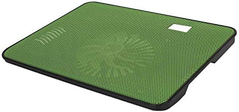 NOVICZ Laptop and Notebook Cooling Pad 2 Fans Laptop Cooler fits 9"-16" Height Adjustable Green Colour