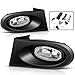 AUTOSAVER88 Fog Lights Compatible with 2002 2003 2004 Acura RSX 02-04 Fog Light Replacement,with 12V 55W H11 Bulbs,Wiring Harness and Switch Clear Lens