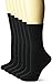 Fruit of the Loom Women's 6pk Cushioned Crew Socks, New Black, Shoe Size: 4-10