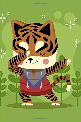 Dabbing Workout Tiger Notebook: 2019 Weekly Planner with Note Paper Section