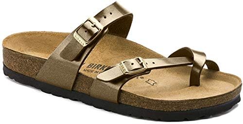 birkenstock electric metallic taupe mayari