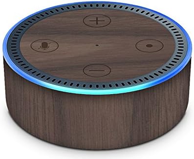 Genuine Hardwood Cover for Amazon Echo Dot by WoodySkins The Original Wood Skin Co. - Peel-N-Stick 3M Technology - Crafted in America (Classic Walnut)