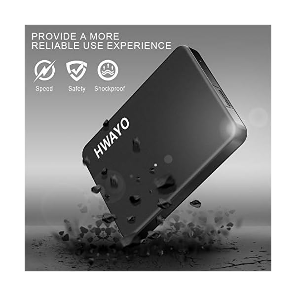 HWAYO Externe Festplatte, 120 GB, ultradünn, 6,3 cm (2,5 Zoll), USB 3.0, für PC, Desktop, Laptop, MacBook, Chromebook – Bild 7