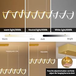 Modern Design Dimmable Desk Linear Pendant