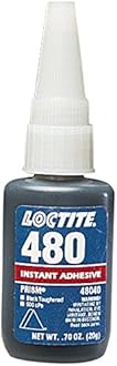 Loctite 48040 Black 480 Prism Instant Adhesive, Toughened, 0.7 oz., 20 g by Loctite