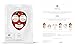 Premium Quality 5-Pack Happy Skin Rejuvenating Facial Sheet Mask - All Natural Mask For All Skin Types - Rejuvenating Sheet With Green Tea, Collagen, Aloe Vera, Charcoal & Rose - Cruelty Free