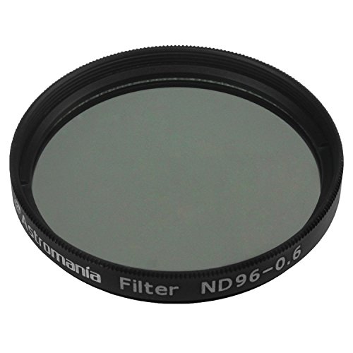 Astromania Telescope Moon Filter 2 inch, Neutral Density Telescope Filter ND96-0.6 with 25% Light Transmission Reduces Moon Glare&Enhances Lunar Crater Detail, Work with Telescope Accepts 2