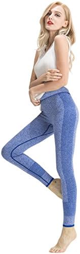 SEKERMAET Women's Yoga Fitness Leggings, Gym Workout Power Flex Seamless Long Pants Tights