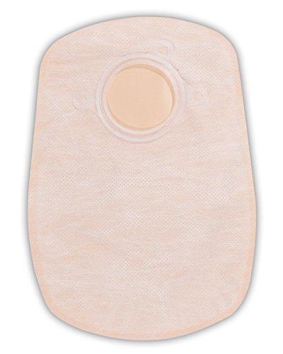 Convatec 401527 SUR-FIT Natura Two-Piece Closed-End 8" Pouch with 2-sided comfort panel and Filter, Opaque, 57mm (2 1/4") flange, 30/BX