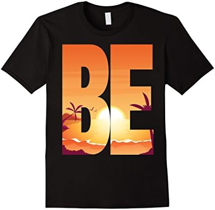 Mens Meditation and Presence T-Shirt - Be Where you are Right Now Medium Black