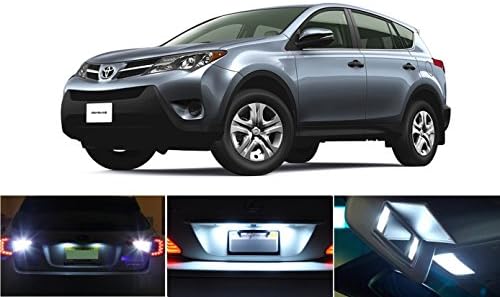 LED lights for 2006-2015 Toyota RAV-4 Xenon White License Plate/Tag LED Lights Bulbs (2 pieces)