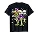 Mardi Grawr T Rex Dinosaur Mardi Gras Bead Costume Kids T-Shirt