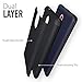 Nokia 3.1 Case, TUDIA [Merge Series] Dual Layer Heavy Duty Reinforced Military Standard Extreme Drop Protection/Rugged with Slim Case for Nokia 3.1 [ONLY Compatible with Nokia 3.1] (Matte Black)