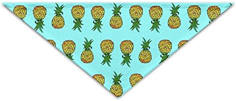 PETLOVEPET Pineapple Light Colorful Triangle Pet Scarf Dog Bandana Pet Collars For Dog Cat One Size