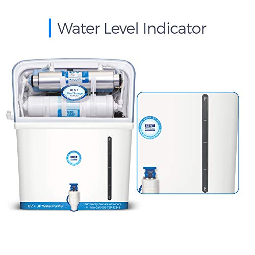 KENT Ultra Storage UV Water Purifier (11042) | UV+UF Water Purification | Wall Mountable | 8L Storage | 60 L/hr Output | White 3 KENT Ultra Storage UV Water Purifier (11042) | UV+UF Water Purification | Wall Mountable | 8L Storage | 60 L/hr Output | White - Image 3