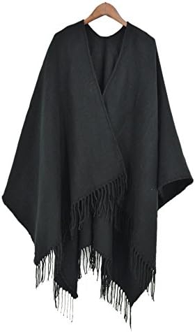 AuntTaylor Ladies Solid Color Open Front Cardigan Fluffy Sweater Black