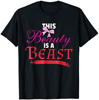 Beauty Beast Womens T-Shirt - Witty Spoof Tshirt