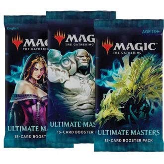 3 (Three) Booster Packs of Magic: The Gathering: Ultimate Masters (3 Pack - UMA Booster Draft Lot)