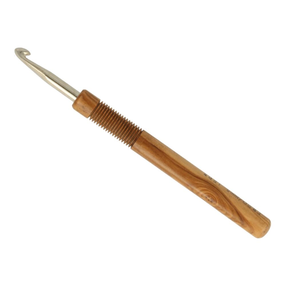 Addi Nature Crochet Hook Olive Wood 15cm 6.00mm 1pc
