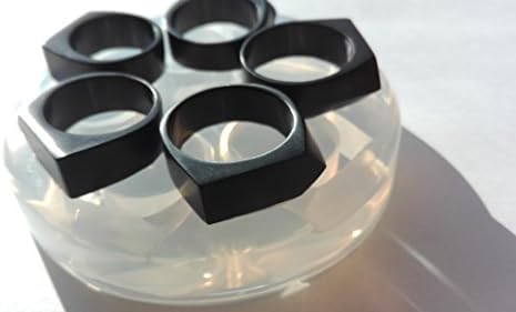 Sale! Clear silicone rings Molds 5pc size (8)(9)(10.5)(11.5)(12). (Z-45)