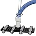 Poolmaster Manual Pool Vacuum Hose, 50 Ft x 1-1/2” for Inground & Above Ground Pools, Not for Automatic Cleaners, Kink-Free, Heavy Duty Pool Cleaner Hose with Swivel Cuff – Made in USA