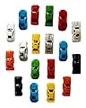 Mini Car Party Favors - 18 Pack Non Rolling Cars