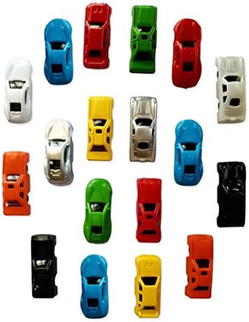 Mini Car Party Favors - 18 Pack Non Rolling Cars