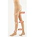 Compression Pantyhose 20-30 mmHg Carer High Waist Support Stockings Beige Medium