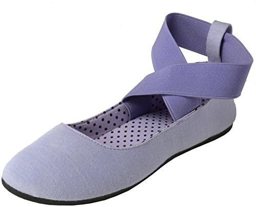 Alpine SwissPeony Womens Ballet Flats Elastic Ankle Strap Shoes Slip On Loafers