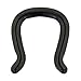 PVD Stainless Steel Septum Retainer: 12g Black
