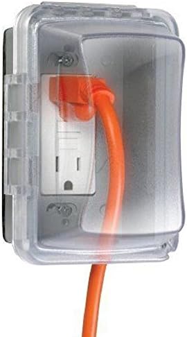 Taymac MM510C Weatherproof Single Outlet Cover Outdoor Receptacle Protector, 3-1, New!!!