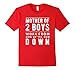 Mom of Two Boys 2 Gift from Son 3 Mothers Day Funny T-Shirt