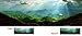 Startonight Canvas Wall Art Carpathian Mountains - Mountain Framed 16 x 48 Inches