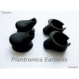 Four Black - Eartips / Earbuds for Plantronics M50 Universal Bluetooth Headset