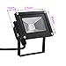 Byshun UV LED Flood Light,10W Ultra Violet Blacklight IP65 Waterproof for DJ Stage Lighting,Outdoor Garden Backyard Party,UV Body Paint,Plant Growth Light,Aquarium,Curing,Fishing