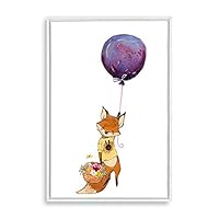 Framed Canvas Wall Art Cartoon Children's Room Canvas Prints Home Artwork Decoration for Living Room,Bedroom - 16x24 inches