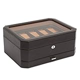 WOLF Windsor 10 Piece Watch Box with Drawer