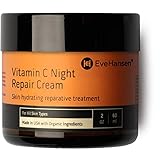 2oz Vitamin C Night Repair Cream by Eve Hansen - Anti Aging Face Moisturizer with 10% Vit. C Vitamins E & B5