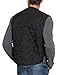 HyperKewl 6529-BK-L Light Weight Evaporative Cooling Sport V-Neck Vest with Zipper Closure, Quilted Nylon Outer with HyperKewl Fabric, Black, Large
